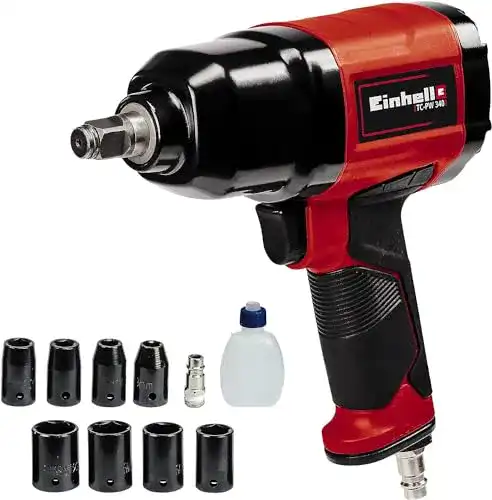 Die beste Druckluft-Schlagschrauber Einhell TC-PW 340 max. 6.3 bar 2026 Test Bestseller Druckluft-Schlagschrauber Einhell TC-PW 340 max. 6.3 bar