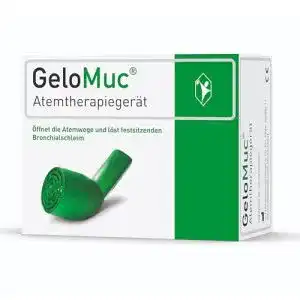 Atemtherapiegerät GELOMUC Husten? Atemnot? hilft!
