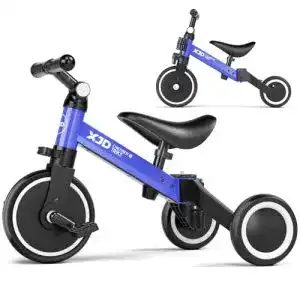 Laufdreirad XJD 3 in 1 Dreirad Laufrad Lauffahrrad Upgrade 2.0 für Kinder