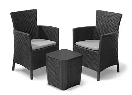 Rattanmöbel Allibert ” by Keter” Balkonmöbel Set Iowa Balcony