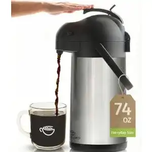 Pumpkanne Cresimo 2.2 Litre, Edelstahl Thermoskanne