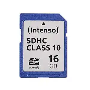 SD-Karte Intenso SDHC 16GB Class 10 Speicherkarte blau
