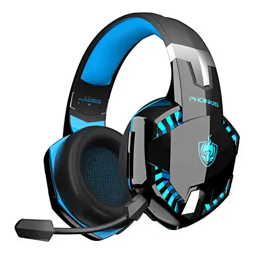 PS4-Bluetooth-Headset PHOINIKAS Gaming Headset, Bluetooth