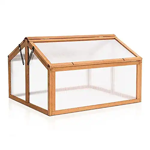 Gewächshäuser Holz M MCombo Frühbeet, Holz u. Polycarbonat