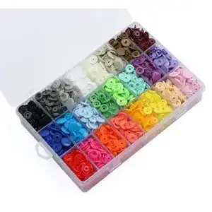 Druckknöpfe ilauke Nähfrei T5 408 Set in 24 Farben
