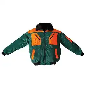 Forstjacke Watex Pilotenjacke Pilotjacke grün gefüttert Gr. S