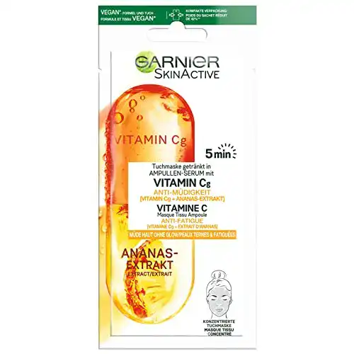 Die beste Garnier-Tuchmaske Garnier Tuchmaske, für müde Haut ohne Glow 2026 Test Bestseller Garnier-Tuchmaske Garnier Tuchmaske, für müde Haut ohne Glow