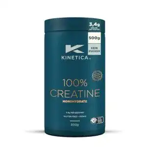 Creatin-Pulver Kinetica 100 % Creatine Pulver 500g, gut löslich