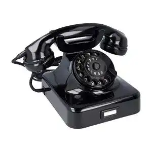 Wählscheiben-Telefon Reiner TK W 48, schwarz