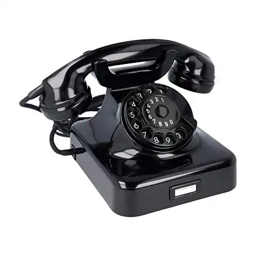 Wählscheiben-Telefon Reiner TK W 48, schwarz