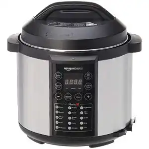 Digitaler Reiskocher Amazon Basics, 23-in-1 Schnellkochtopf, 5,5 l