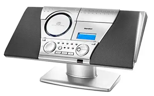 Kassettendeck Karcher MC 6550N Kompaktanlage mit CD Player