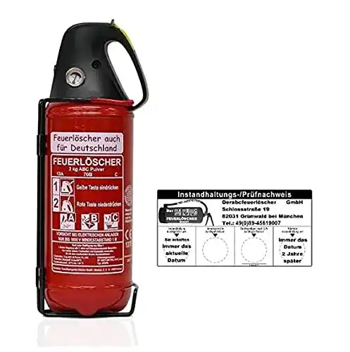 Die beste Feuerlöscher 2 kg Brandengel 2kg Autofeuerlöscher Pulverlöscher 2026 Test Bestseller Feuerlöscher 2 kg Brandengel 2kg Autofeuerlöscher Pulverlöscher