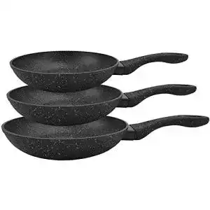 Pfannenset SLR SFL Granit 3-TLG, 24,26 und 28 cm Pfanne