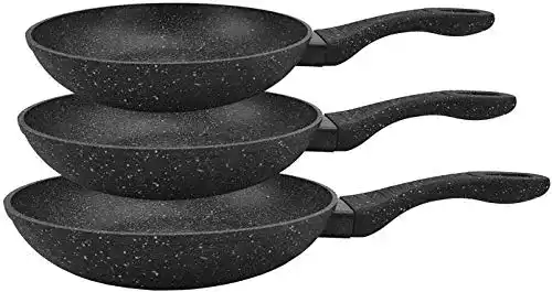 Pfannenset SLR SFL Granit 3-TLG, 24,26 und 28 cm Pfanne