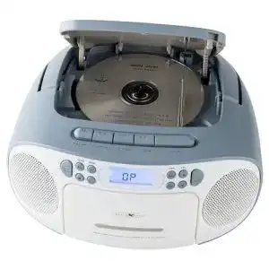 CD-Player mit Kassettendeck REFLEXION, Netz- u. Batteriebetrieb