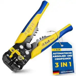 Automatische Abisolierzange S&R – Crimpzange 5 in 1 mit Schneide