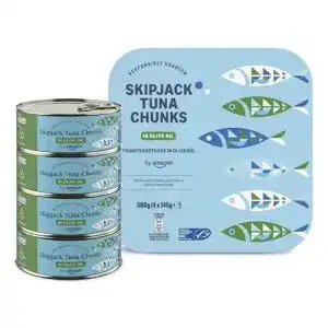 Thunfisch-Dose by Amazon Thunfischstücke in Olivenöl, 6 x 145g