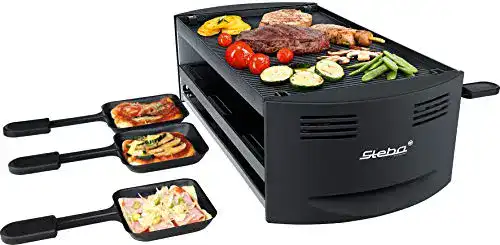 Steba-Raclette Steba Pizza-Raclette RC 6 Bake & Grill, 1500 W
