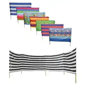 Windschutz Strand Iden Beach Wind Screen farblich sortiert