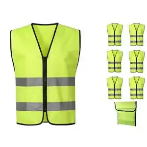 Warnweste O&K GRUPPE 6 Stück Neon Gelb