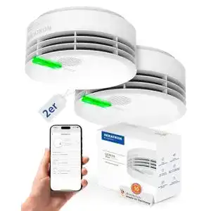 Mini-Rauchmelder Hekatron Rauchmelder Genius Plus Edition 2 St