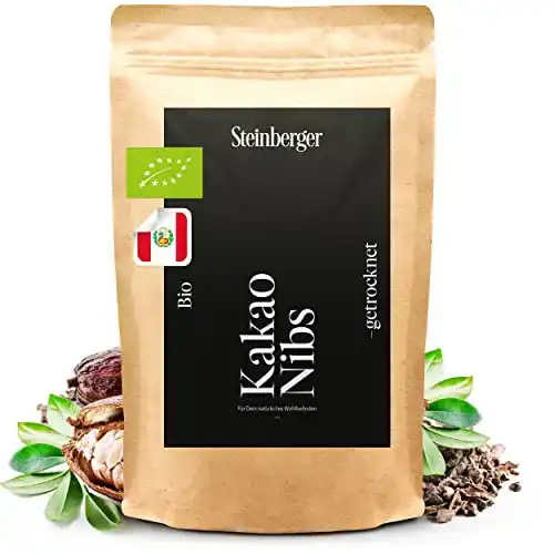 Kakaonibs Steinberger BIO 1000g laborgeprüft, ohne Zusätze