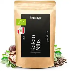 Kakaobohnen Steinberger BIO Kakaonibs roh 1000g laborgeprüft