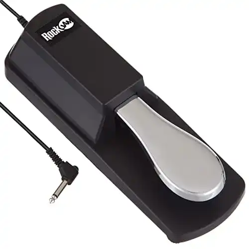 Sustain-Pedal RockJam professionelle Pedal für digitale Klaviere