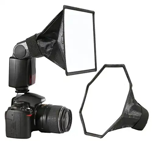 Blitz-Diffusor waka Blitzgerät Softbox Speedlight Diffusor Kit