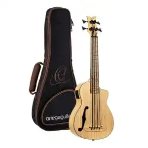 Bass-Ukulele Ortega Guitars Bass Ukulele elektro-akustisch Bamboo