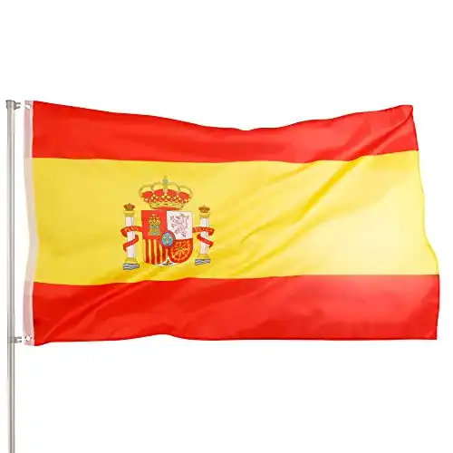Spanien-Flagge PHENO FLAGS Spanien Flagge 100% recycelt