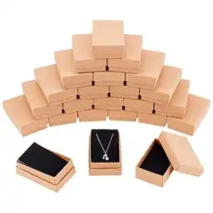 Karton mit Deckel nbeads 24 Pcs Kleine Pappschachteln