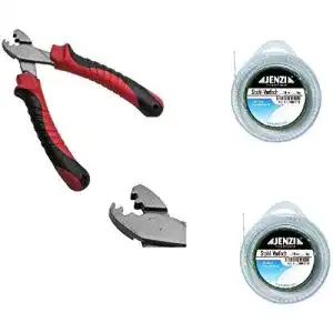 Quetschhülsenzange blntackle76 TOP Vorfach Set 2 x Stahlvorfach