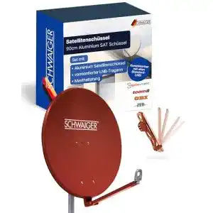 Schwaiger-Satellitenschüssel SCHWAIGER 265 aus Aluminium