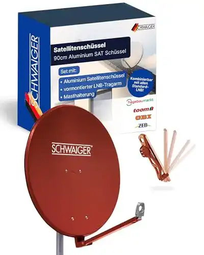 Schwaiger-Satellitenschüssel SCHWAIGER 265 aus Aluminium