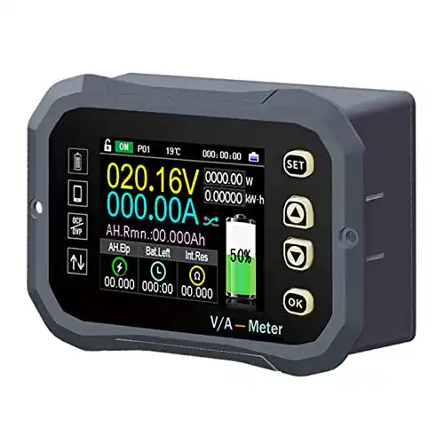 Batteriemonitor Fyearfly Drahtloser Batteriewächter Mutifunction