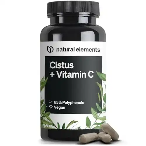 Cistus-Kapseln natural elements Cistus incanus mit Vitamin C