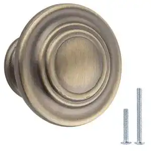 Möbelknopf Amazon Basics, traditionell rund, 10er