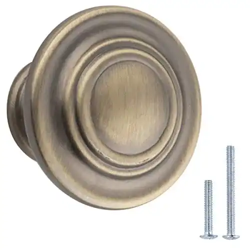 Möbelknopf Amazon Basics, traditionell rund, 10er