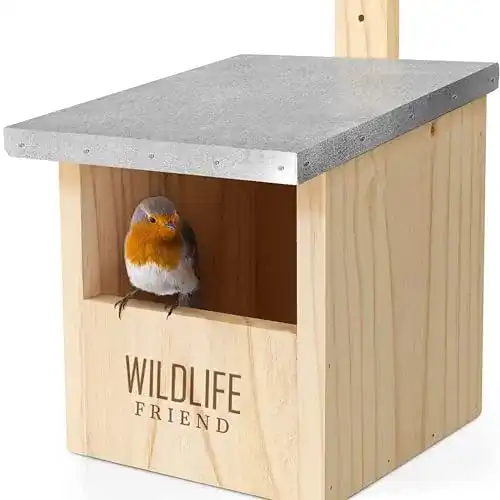 Nistkasten Rotkehlchen WILDLIFE FRIEND I & Co mit Metalldach