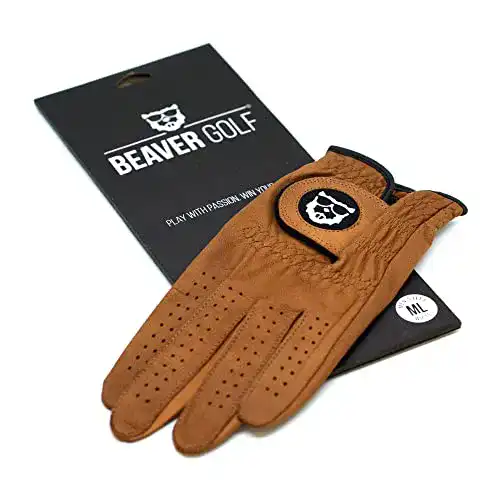 Golfhandschuh BEAVER GOLF Herren Golf Handschuh braun