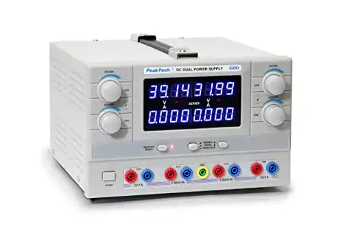 Labornetzgerät PeakTech Digtial Doppel Labornetzteil – 0-30V