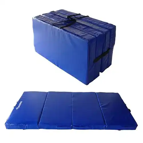 Weichbodenmatte Gartenpirat Sportmatte dick, klappbar, 4-teilig
