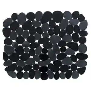 Spülbeckeneinlage WENKO Stone Schwarz, zuschneidbar, 31×26