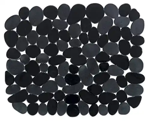 Spülbeckeneinlage WENKO Stone Schwarz, zuschneidbar, 31×26