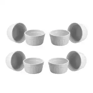 Crème-brûlée-Set ToCi 8 x Soufflé Förmchen Ø 9 cm