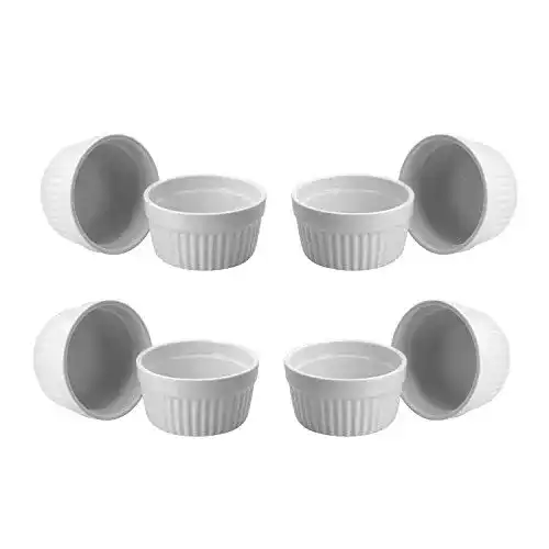 Crème-brûlée-Set ToCi 8 x Soufflé Förmchen Ø 9 cm