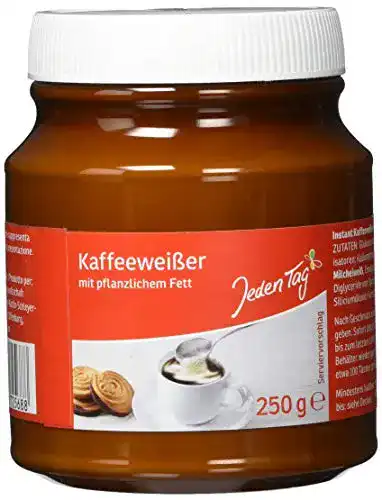 Die beste Kaffeeweißer Jeden Tag 250 g Becher 2026 Test Bestseller Kaffeeweißer Jeden Tag 250 g Becher
