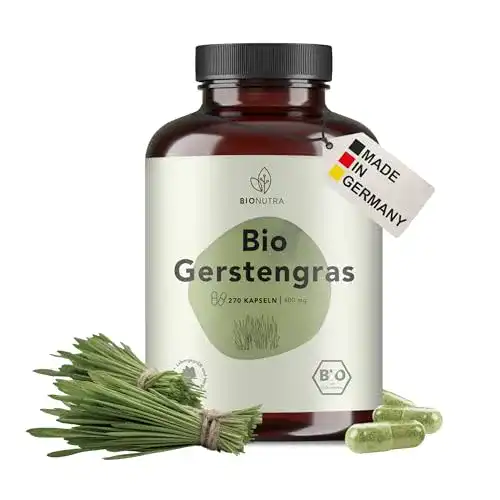 Gerstengras-Kapseln BioNutra ® Gerstengras Kapseln Bio